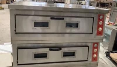 High Quality Double Layers Pizza Oven for Pizza Cafe Restaurant