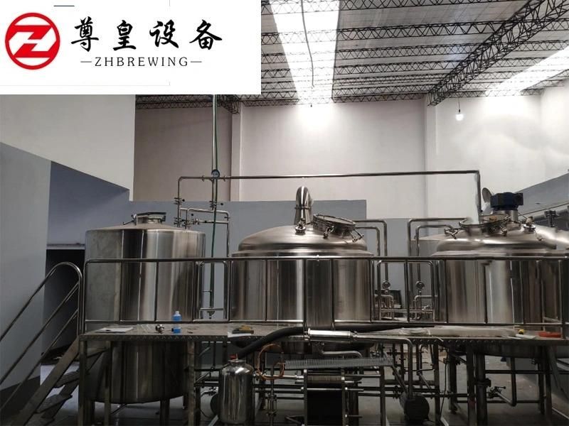 Turnkey Project Industrial Beer Brewing Equipment Production Line 200L 500L 1000L 2000L Fermentation Making Plant Microbrewery