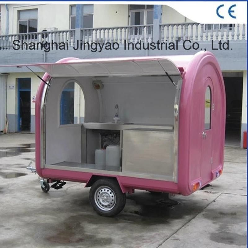 Snack Equipment Mobile Cart Food for Sale /Mobile Food Cart with Frozen Yogurt Machine/Stainless Steel Ice Cream Cart Shanghai Factory Ce ISO SGS