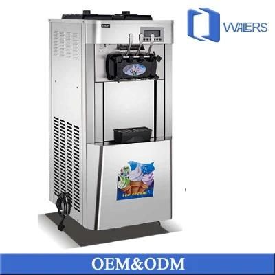 Commercial Pre Cooling Air Pump Soft Ice Cream Machine