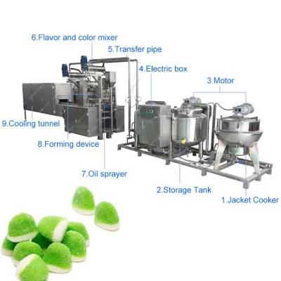 Hot Sale Automatic Gummy Bear Jelly Candy Manufacturing Machine