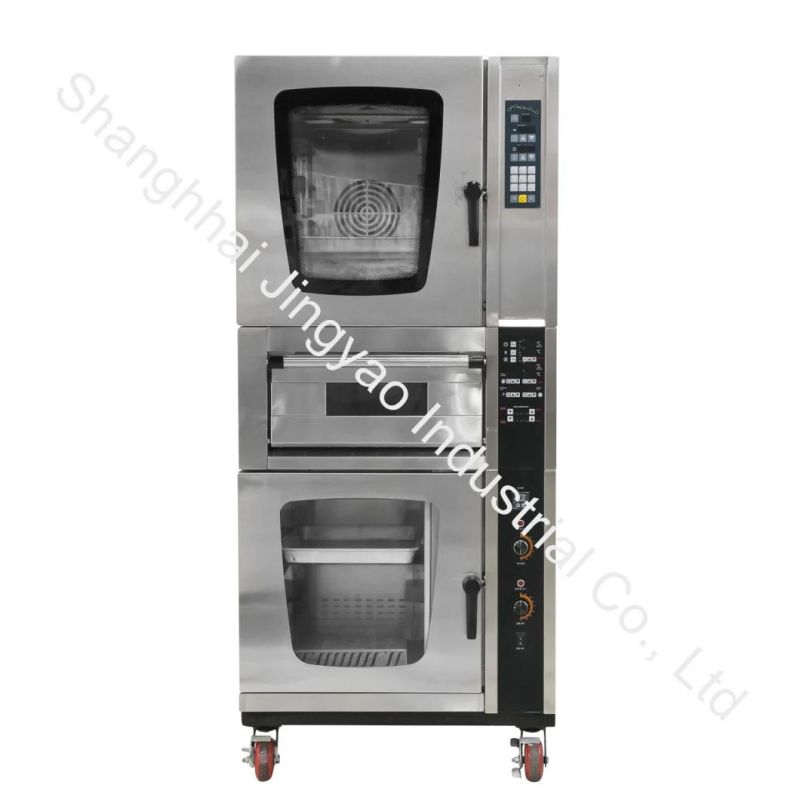 Commercial Combination Convection Oven/Bread Baking Oven Industrial Electric/Gas Baking Oven Bakery Equipment for Bread/Cake/Loaf/Pizza/Food