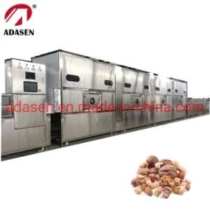 Continuous Tunnel Microwave Drying and Sterilizing Machine for Nuts/Pistachios/Cashews ...