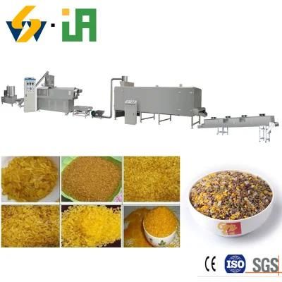 Artificial Regenerated Synthetic Rice Extruder Puffed Extrusion Production Line Machinery