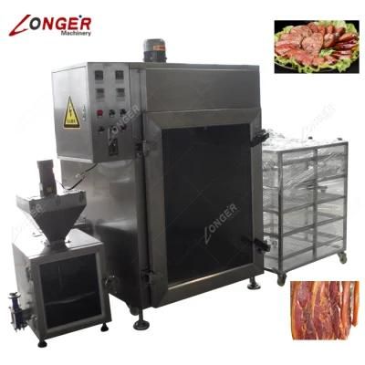 High Efficient Commercial Meat Sausage Smokehouse Fish Smoking Machine