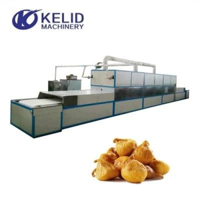 100kw Tunnel Industrial Semi-Dried Figs Dehydrated Sterilizing Machine