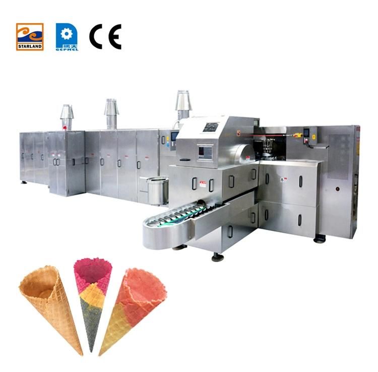 93 Pieces of 240*240mm Baking Template Automatic Multi Functional Roll Type Waffle Cracker Production Line