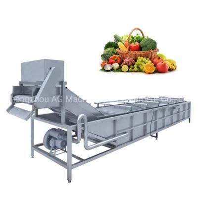 High Capacity Automatic Greens Chili Bubble Cleaning Machine