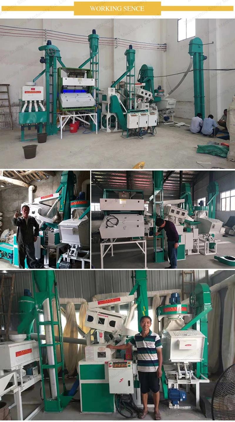 Rice Processing Machine Combined Rice Mill Polishing Production Line
