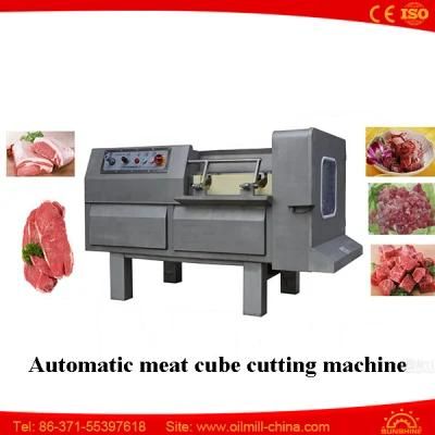 Commercial Pork Beef Cube Cutting Frozen Fresh Meat Dicer Machine