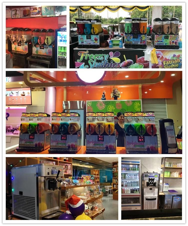 Professional Commercial Space 3 Bowls Slush Puppy Machine