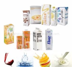Automatic Cream Yogurt Milk Flavored Juice Carton Box Liquid Aseptic Carton Filling ...