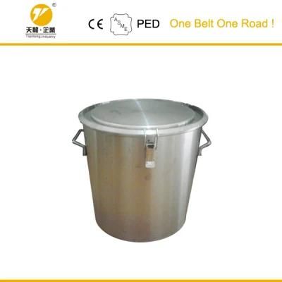 Stainless Steel Straight Mouth Clamp Water Barrel