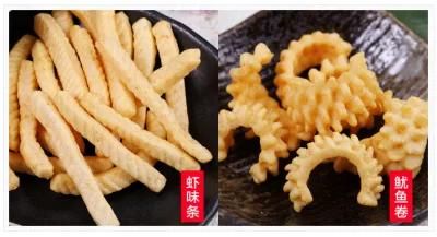 Squid Roll Shape Pellet Fried Snack