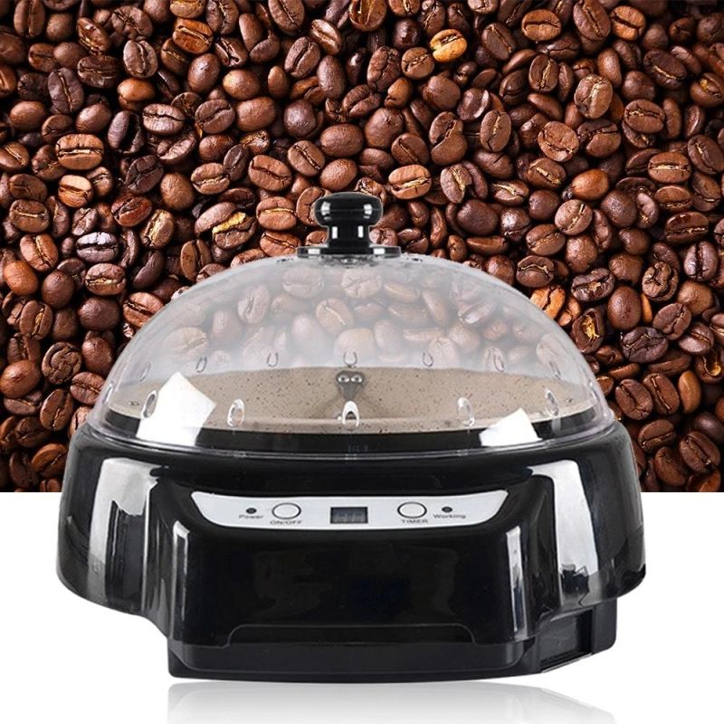 Coffee Roaster Machine Popcorn Coffee Bean Roasting Digital Display Countdown Function for Cafe Shop Home Household Use