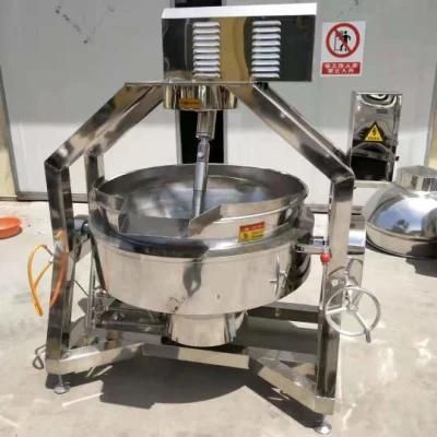 Fully Automatic Industrial Steam Jacketed Kettle with Mixer for Tomato Sauce