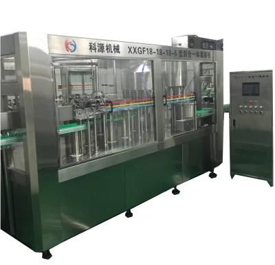 Automatic Juice Filling Aluminum Capping Machine for Glass Bottle