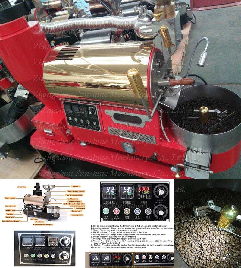 Top Seller High Grade Temperature Curve Keep Coffee Bean Roaster