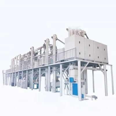 Grain Maize Rice 20tpd Corn Roller Flour Milling Mill