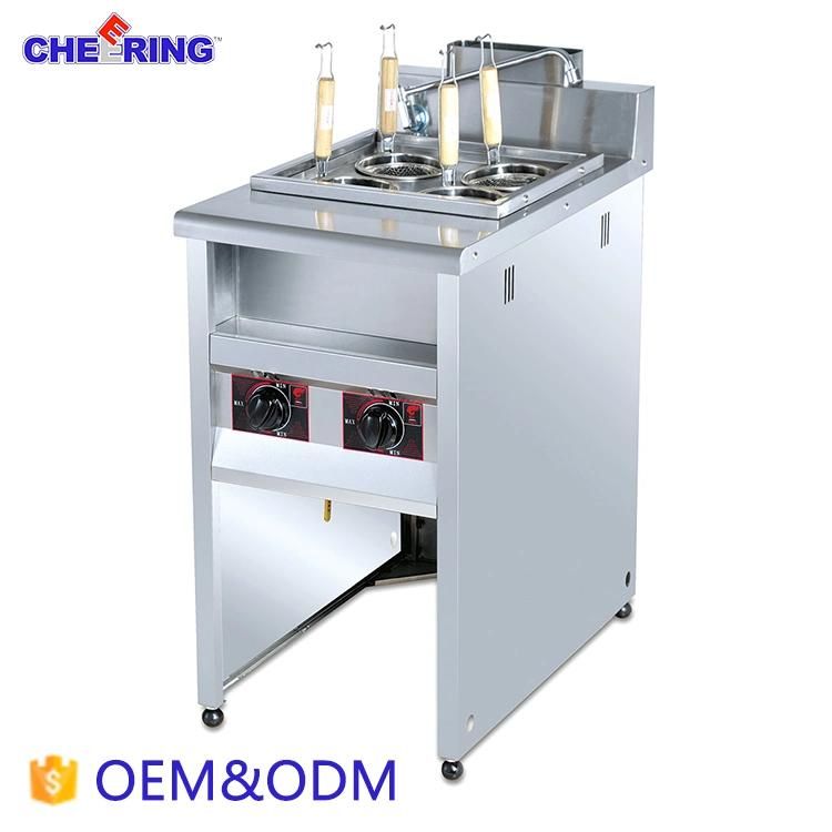 Commercial Gas Convection Pasta Cooker with 4-Basket