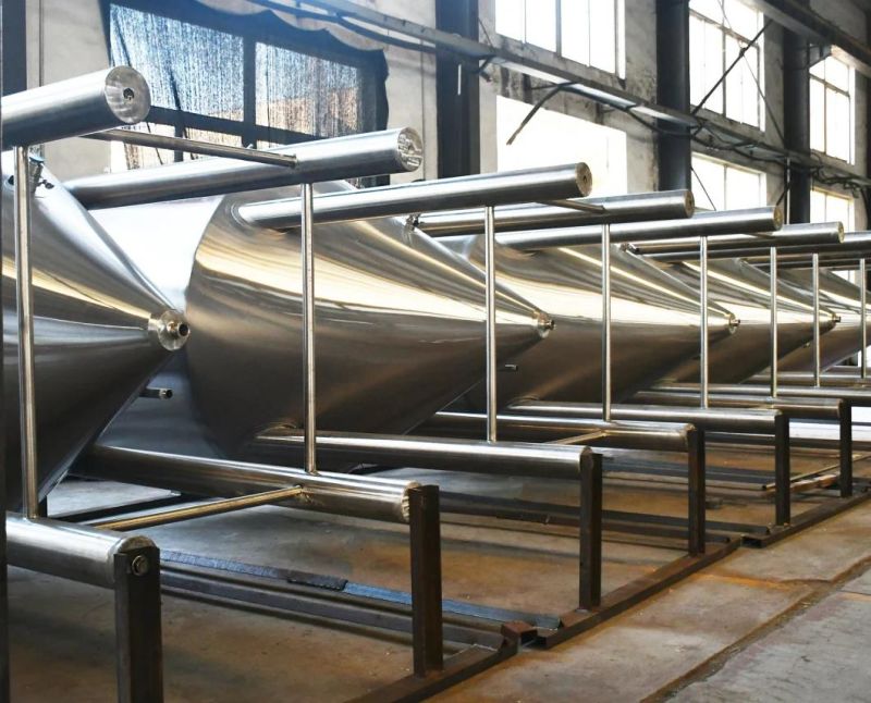 1000L 2000L Stainless Steel Jacketed Conical Beer Fermenter
