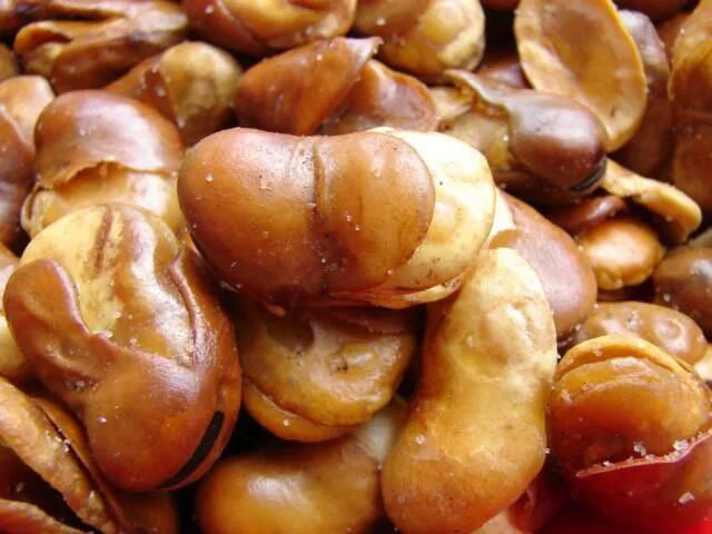 Conveyor Belt Frying Machinery Fava Beans Fries Machine