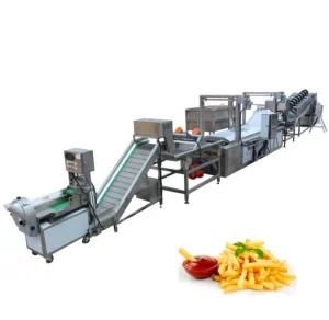300kg/H Frozen French Fries Potato Chips Banana Chips Making Machine Production Line
