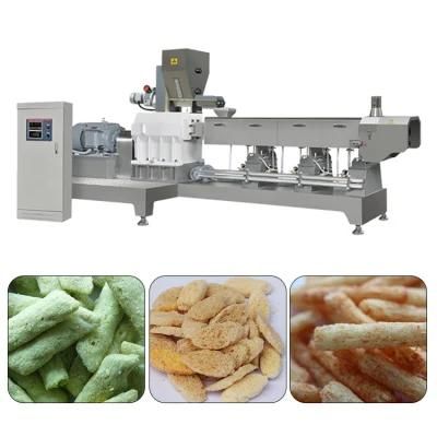 Top Quality Twin Screw Extruder Core Filling Puff Snack Cheese Ball Rice Wheat Making ...