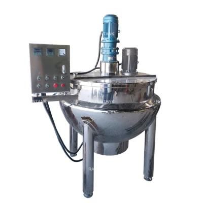 Professional with Ce Certificate Jam Cooking Jacketed Kettle with Stirrer Tilt