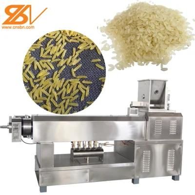 China Man Made Artificial Rice Nutritional Rice Fortified Rice Extruder Machine