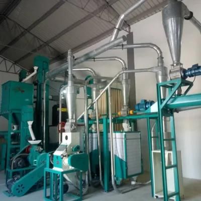 Hongdefa 10t/24h Maize Grinding Mill Machine