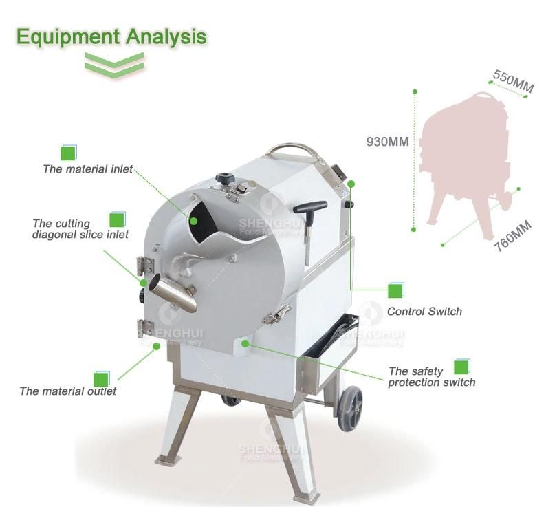 Multifunctional 3 in 1 Root Vegetable Cutter Fruit Cutting Machine