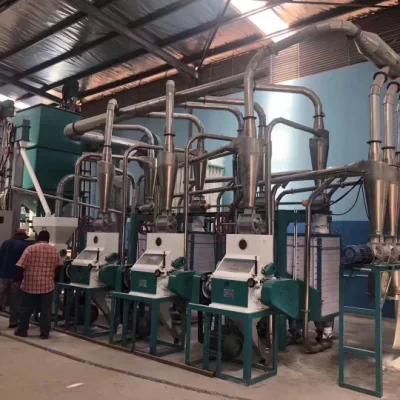 Hongdefa 20t/24h Maize Flour Milling Machine Maize Milling Plant