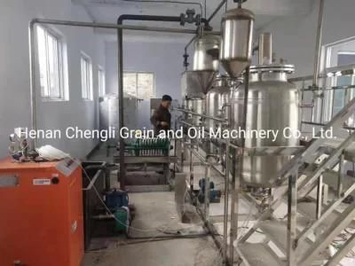 0.5tpd Cooking Vegetable Edible Oil Refinery Machine Crude Oil Refining Machine