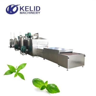 30kw Microwave Herbaceous Plants Drying Sterilizing Machine