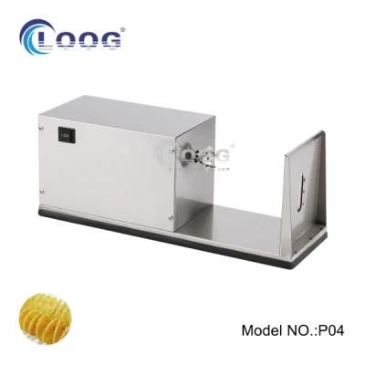 Electric Tornado Potato Slice Food Grade Automatic Twist Curly Fries Cutter Stainless ...