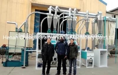 China High Speed 10 Ton Per Day Wheat Flour Milling Machine