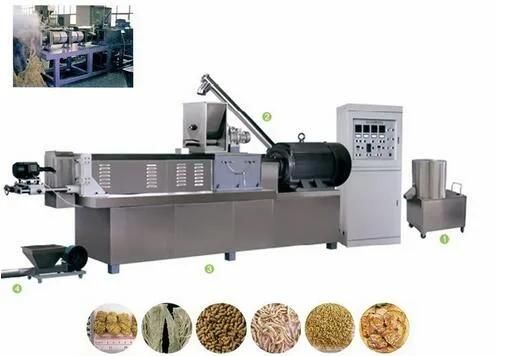 Textured Soya Protein Equipment Soya Nuggests Extruder Food Equipment