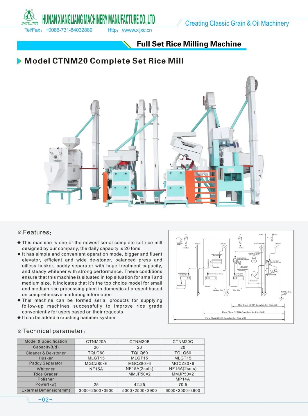 Full Automatic CE Quality Rice Mill Machine Manufacturer for Series Rice Mill Processing Machine, #Rice Milling Plant#Capacity Arrive 30 Tons Per Day