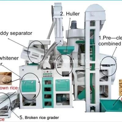 600-900kg Per Hour Full Automatic Rice Mill