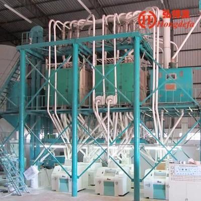 Hongdefa 50t/24h Maize Mill Maize Milling Machinery