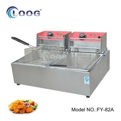 Commercial Donuts Machine Stainless Steel Tank Tabletop Restaurant Equipment Frying Basket ...