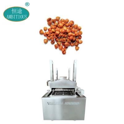 Heatconducting Oil Frying Machinery Mesh Belt Fryer for Chickpeas
