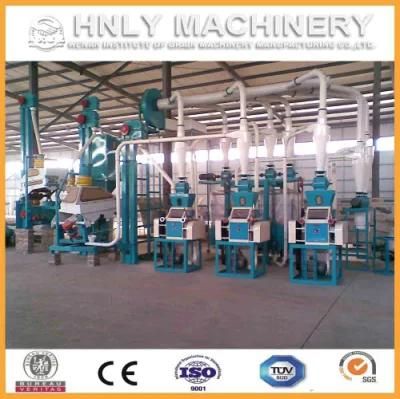 Hammer Mill Fine Grinding Corn Grits Flour Mill Line