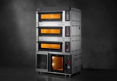 Factory Supply High Quality Electric Rotary Bakery Equipment Combination Oven with Grill