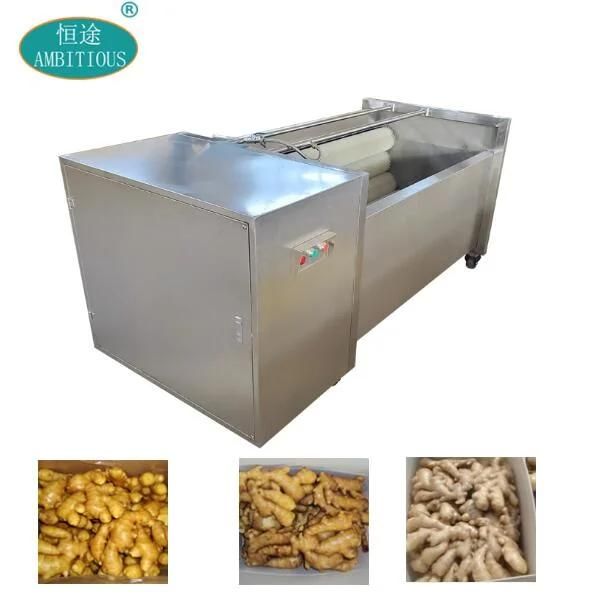 Carrots Sweet Potato Ginger Cassava Cleaning Peeling Machine