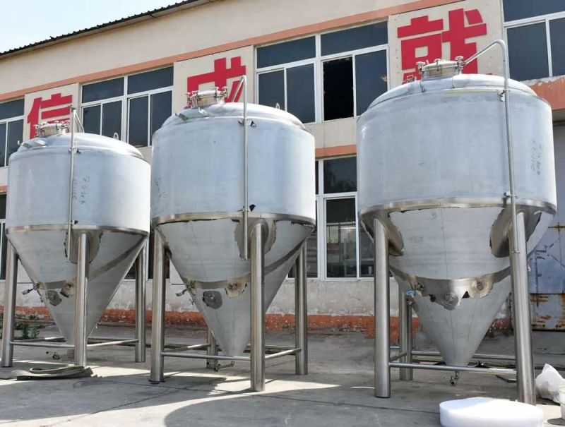 5000L Stainless Steel Conical Beer Fermenter Beer Fermentation Tank