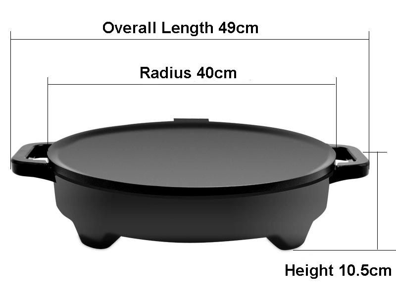 Professional Adjustable Temperature Portable Non Stick Pancake Pan Cake Maker