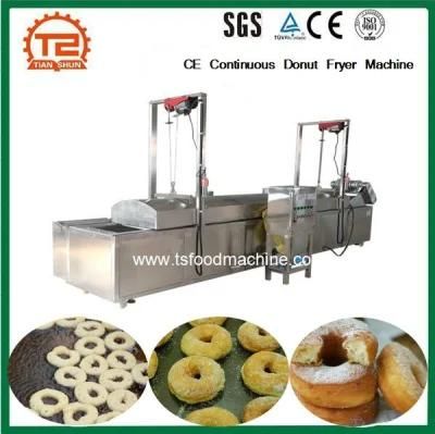 Ce Frying Equipment/Continuous Donut Fryer Machine