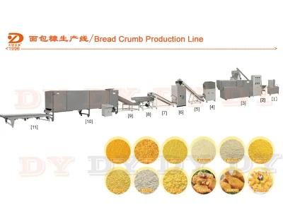 Full Automatic Panko Bread Crumbs Making Machine Processing Line